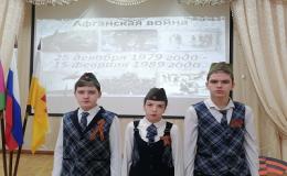 Торжественная линейка открытия месячника оборонно-массовой и военной-патриотической работы